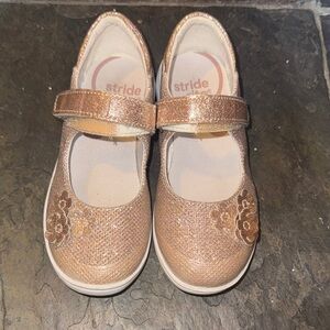 Stride Rite Shimmering Gold Dress Shoes